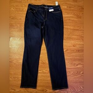 Old navy high rise straight jeans 14